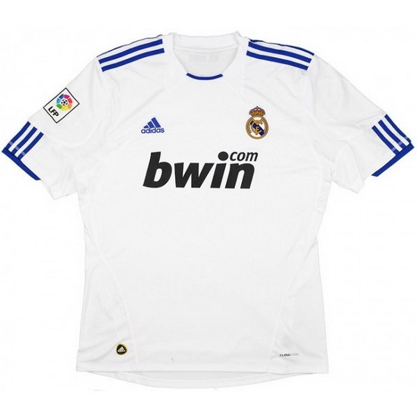 Camiseta Real Madrid Replica Primera Ropa Retro 2010 2011 Blanco